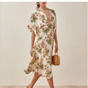 Reformation Milo Wrap Dress - Size large